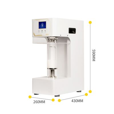Stainless Steel Milk Tea Shop Tin Can Sealing Machine For Tin Jar Bottle