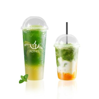 Disposable Transparent PET Coffee Plastic Cup With Direct Drinking Lid