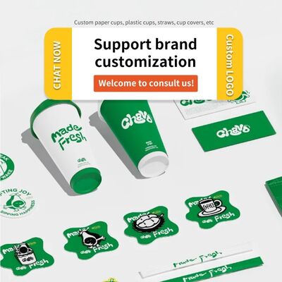 Boba Milk Tea Coffee Shop12/14/16/20oz Pet Cups With Lids Disposable