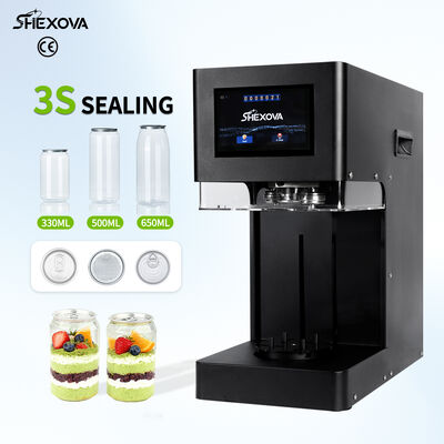 Commercial Non Rotated Type Automatic Can Sealer For Beverage Juice Soda Can