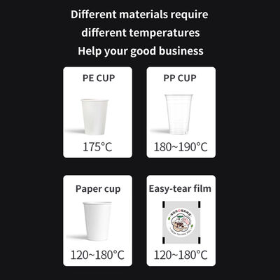 Automatic Stainless Steel Cup Sealer Machine For Jucie Boba Tea Beverage Shop