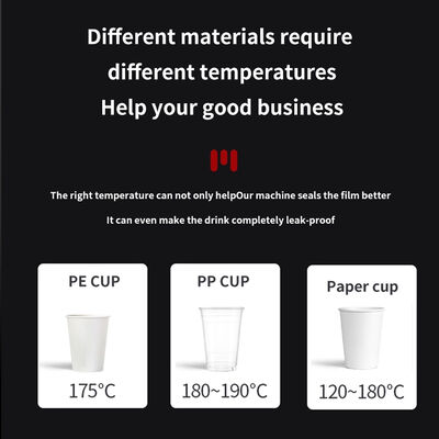 High Speed 90 95mm ilm Roll cup sealer For Plastic Cup And Paper Cup
