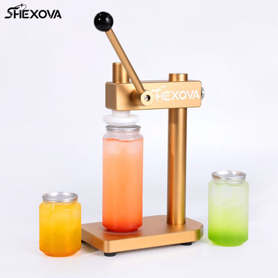 Pet Hand Press Manual Can Sealing Machine For Plastic Beverage Cans