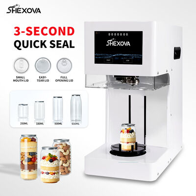 Non Rotated Type Stainless Steel Sealing Electric Machine For Plastic Aluminum Cans