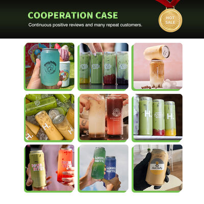 Easy To Operate Stainless Steel Can Sealing Machine for Juice Soda Pet Can