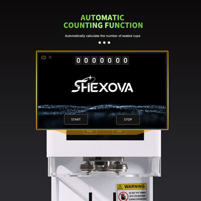 CE High Speed 2 Seconds Automatic Milk Tea Plastic Aluminum Bottles Can Sealer Machine