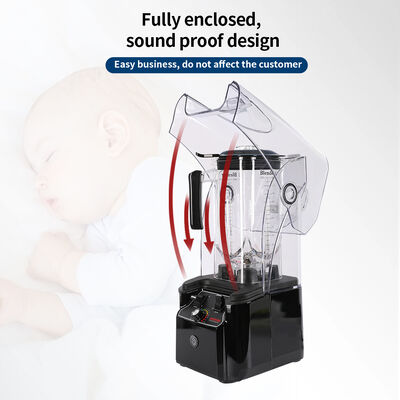 Electric Sound Proof Smoothine Blender  2200W Kitchen For Milk Tea Shop
