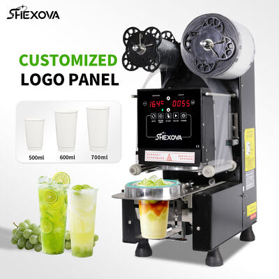 CE Certification Stainless Steel Cup Sealing Machine 90 95 98mm for Milk Tea Plastic Cup