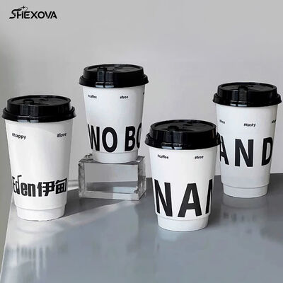 Commercial Disposable Paper Cups Leakproof and Sturdy for Office Daily Picnics Restaurant
