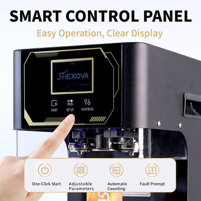 Non Rotating Bottles Automatic Can Sealer For 250ml 330ml 500ml 650ml Plastic Pet Can