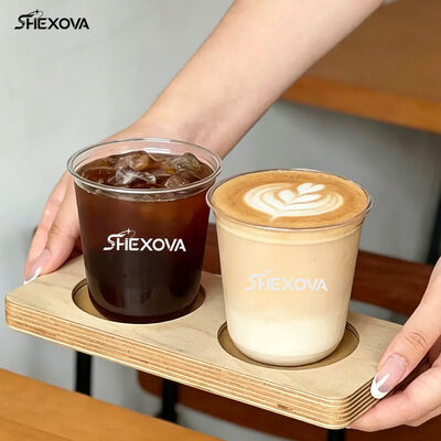360ml/500ml/700ml Round Bottom Transparency plastic coffee cup For Beverage shop