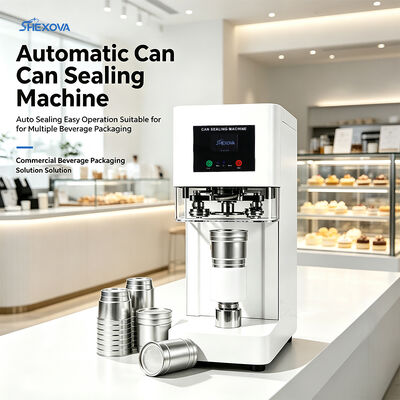 CE Certification 85mm Aluminum Cans sealing Stainless Steel Body 110V 220V For Beverage Coffee