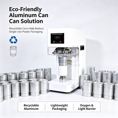 CE Certification 85mm Aluminum Cans sealing Stainless Steel Body 110V 220V For Beverage Coffee