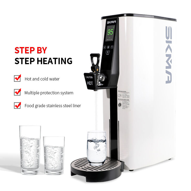 Immediate Heat Commercial Boiling Water Dispenser Stainless Steel 15L Adjustable Temperature