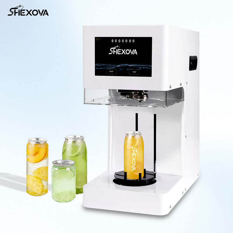 Easy To Operate Stainless Steel Can Sealing Machine for Juice Soda Pet Can