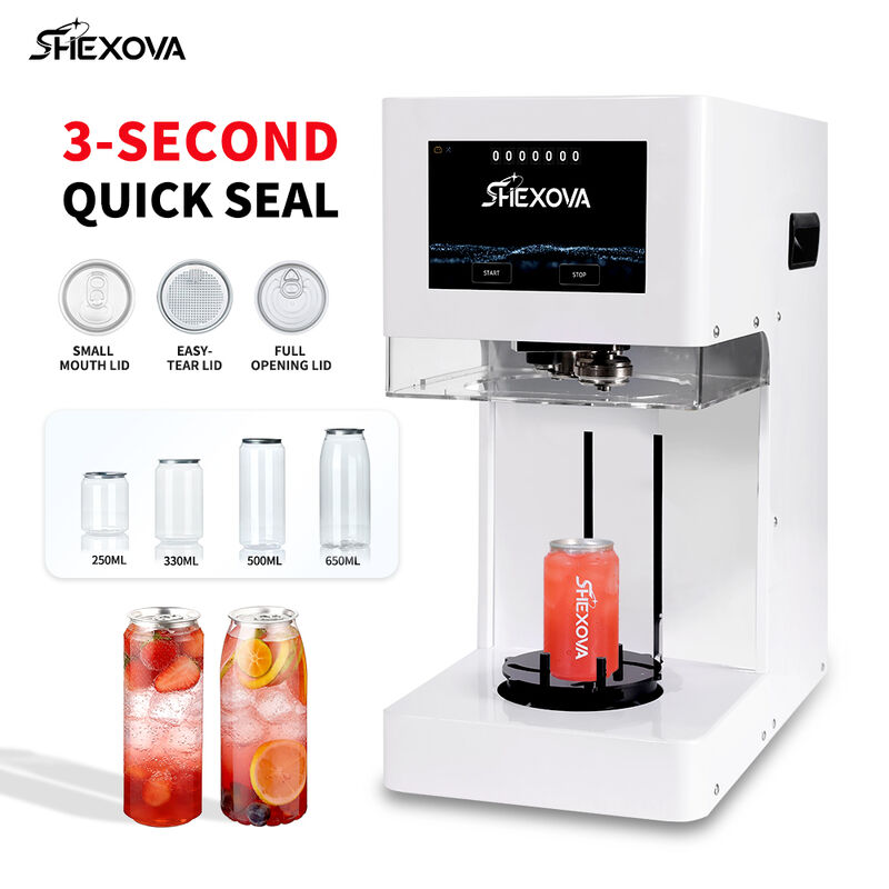 High Speed 110V 220V Auto Height Adjustable Tin Can Sealing Machine With Ce Certificate