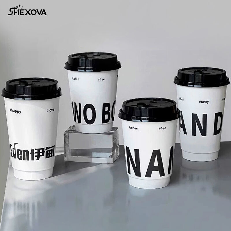 Commercial Disposable Paper Cups Leakproof and Sturdy for Office Daily Picnics Restaurant